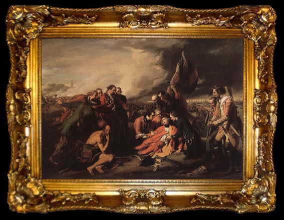 framed  Benjamin West The death of general Wolf, ta009-2
